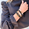 Druzy Agate Bar Bracelet | Gold