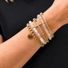 Radiant Rhinestone Cross Bracelet | 18K Gold PVD Plated