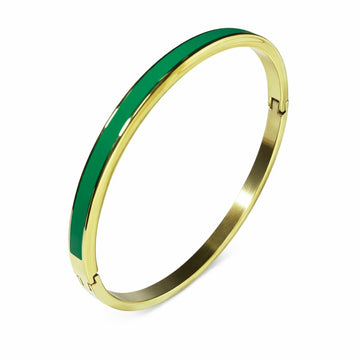 18K Gold BOLD Belle Bangle | Evergreen