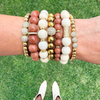 Radiant Rhinestone Single Ball Bracelet | 18K Gold PVD Plated