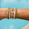 Radiant Rhinestone Cross Bracelet | 18K Gold PVD Plated