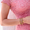 Signature Butterfly Bead Bracelet | Gold