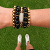 Radiant Rhinestone Oval Bracelet | 18K Gold PVD Plated