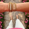 Radiant Rhinestone Eternity Bracelet | Gold