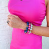 Bubbles with Bren in Blueberry Blue | 18K Gold accents