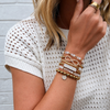 Radiant Rhinestone Charm Bracelet | 18K Gold PVD Plated