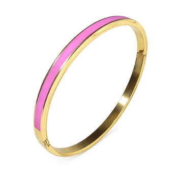 18K Gold BOLD Belle Bangle | Lavender