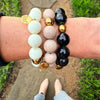 Bubbles with Bren in Black | 18K Gold accents