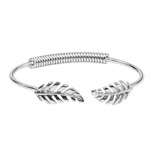 Pretty in Palms Cuff | Silver