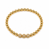 Radiant Rhinestone Triple Ball Bracelet | 18K Gold PVD Plated