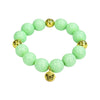 Bubbles with Bren in Mint Green | 18K Gold accents