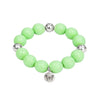 Bubbles with Bren in Mint Green | Silver accents