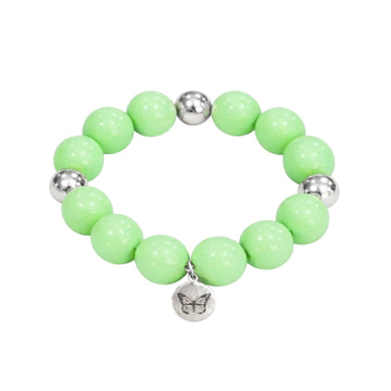 Bubbles with Bren in Mint Green | Silver accents