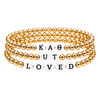 Greek Life Signature Stacks | 18K Gold PVD Plated