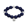 Bubbles with Bren in Navy | Silver accents