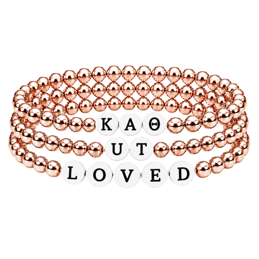 Greek Life Signature Stacks | Rose Gold