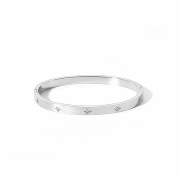 Silver Belle Bangle #2