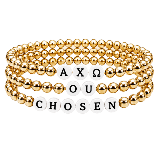 Greek Life Signature Stacks | Gold