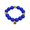 Bubbles with Bren in Royal Blue | 18K Gold accents