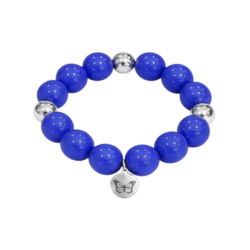 Bubbles with Bren in Royal Blue | Silver accents