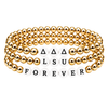 Greek Life Signature Stacks | 18K Gold PVD Plated