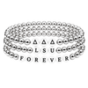 Greek Life Signature Stacks | Silver