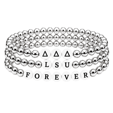 Greek Life Signature Stacks | Silver
