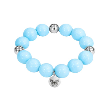 Bubbles with Bren in Baby Blue | Silver accents