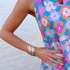 Shimmering Belle Bangle | Sherbet | 18K Gold PVD Plated