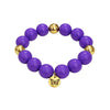 Bubbles with Bren in Dark Purple | 18K Gold accents