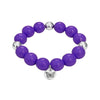 Bubbles with Bren in Dark Purple | Silver accents