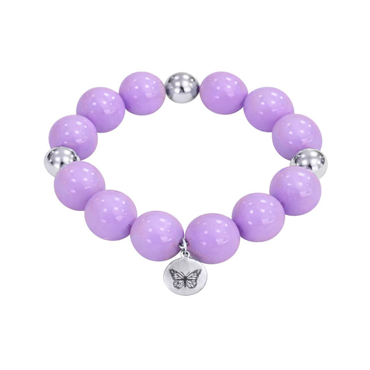 Bubbles with Bren in Lavender | Silver accents