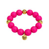 Bubbles with Bren in Fuchsia | 18K Gold accents