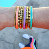 18K Gold Shimmering Belle Bangle | Aqua