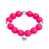 Bubbles with Bren in Fuchsia | Silver accents