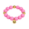 Bubbles with Bren in Bubble Gum Pink | 18K Gold accents