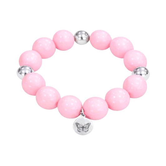 Bubbles with Bren in Cotton Candy Pink | Silver accents