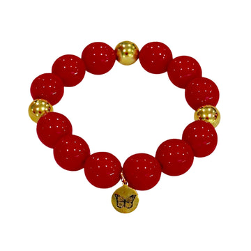 Bubbles with Bren in Cinnamon | 18K Gold accents