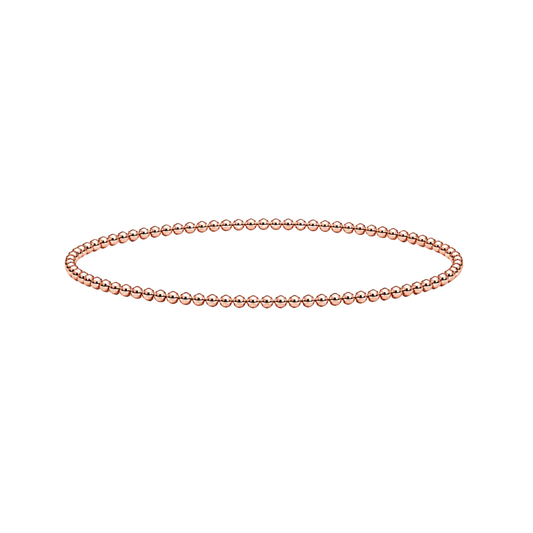 Signature Stack Singles - 3mm 18K Rose Gold Plated