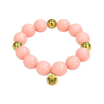 Bubbles with Bren in Peach | 18K Gold accents