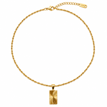 Golden Rays Pendant Necklace | Gold
