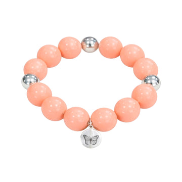Bubbles with Bren in Peach | Silver accents