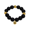 Bubbles with Bren in Black | 18K Gold accents