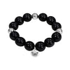 Bubbles with Bren in Black | Silver accents