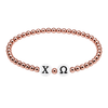 Greek Life Signature Stack Singles | 18K Rose Gold PVD Plated