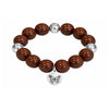 Bubbles with Bren in Chocolate Brown | Silver accents