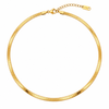 17" 4mm Herringbone Necklace | Gold