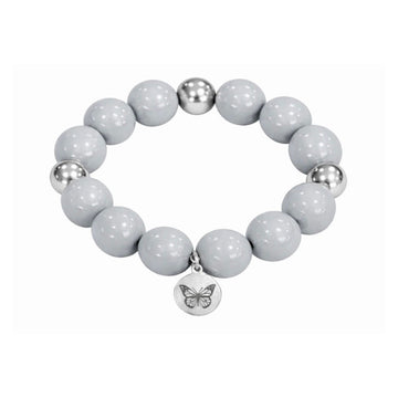 Bubbles with Bren in Gray | Silver accents