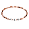 Greek Life Signature Stack Singles | 18K Rose Gold PVD Plated