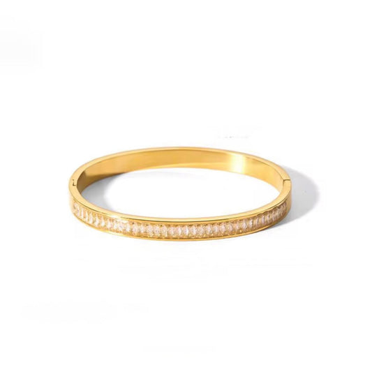 18K Gold Plated Belle Bangle #4